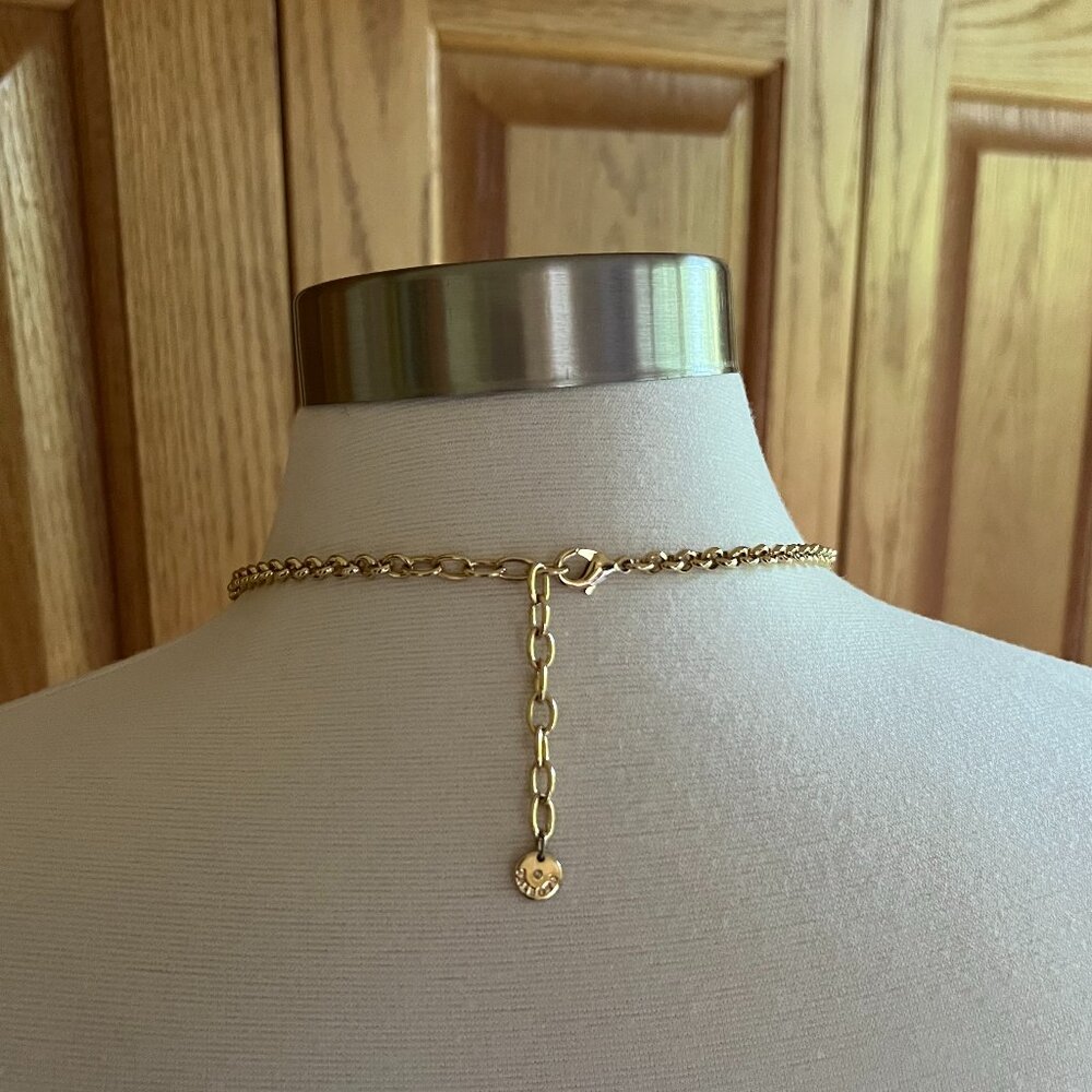 Talbots -- Tortoise Shell Long Link Necklace -- E… - image 5